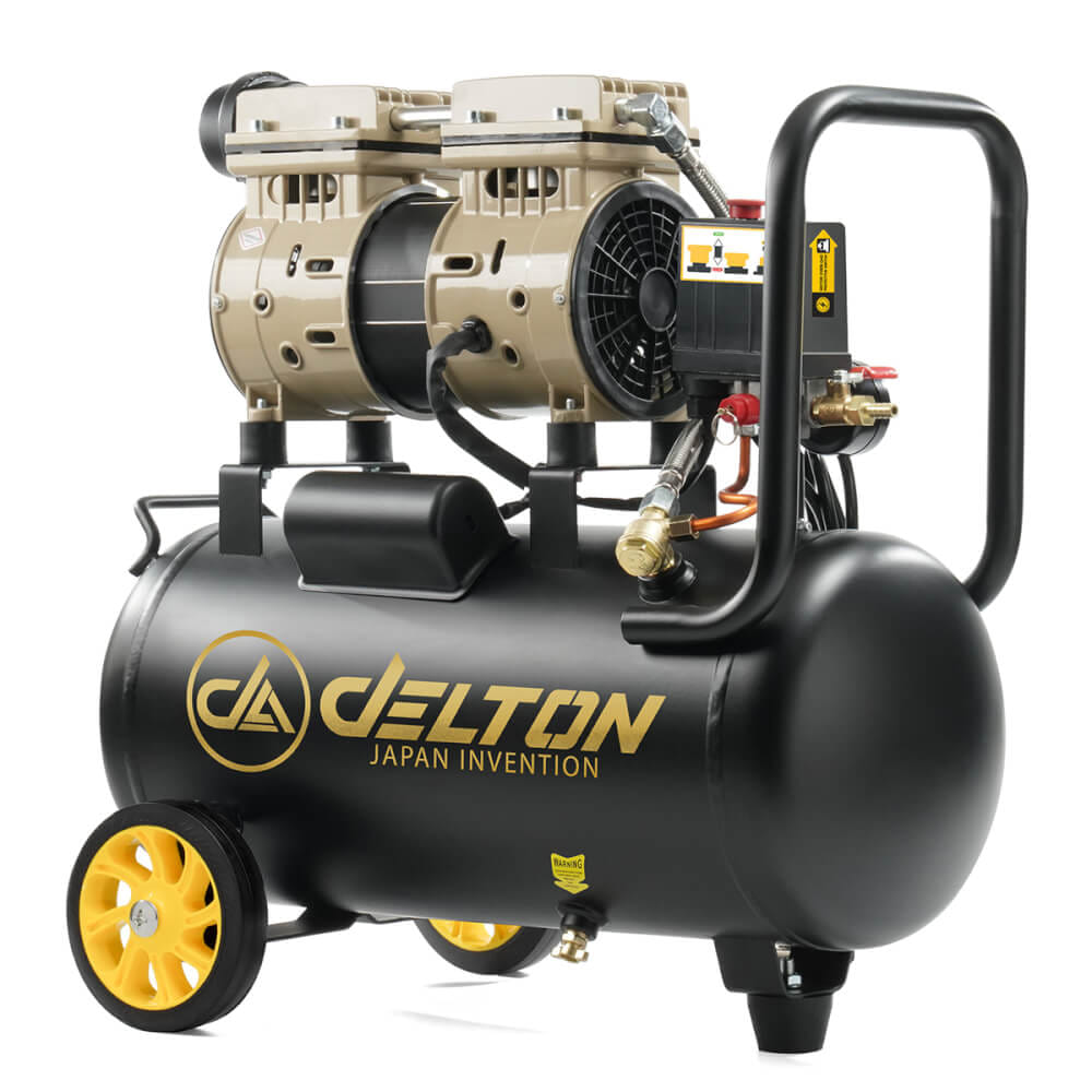 ปั๊มลม OIL FREE DELTON รุ่น FAC-30L 30 ลิตร 850 วัตต์ สีดำ_1